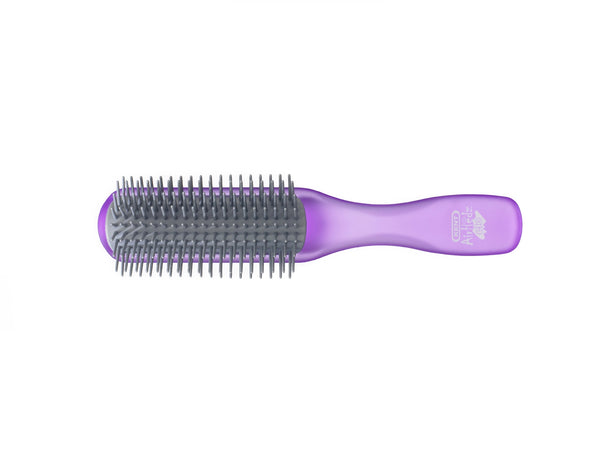 Kent Brushes AirHedz Glo Half Round Detangling Brush In Purple