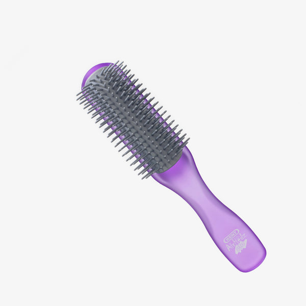 kent brushes AirHedz Glo Half Round Detangling Brush in Purple