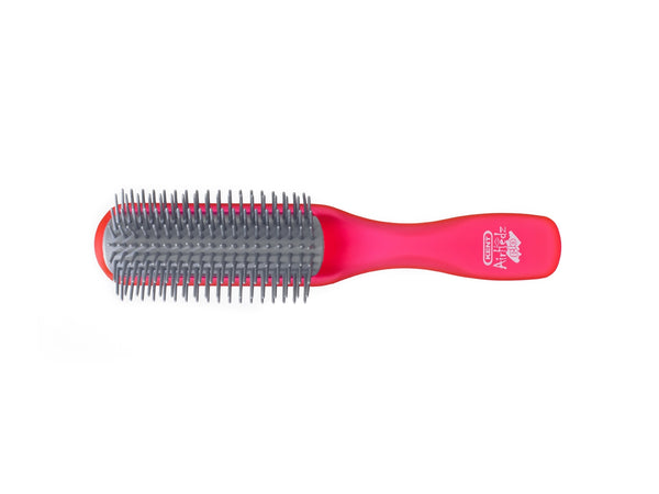 Kent Brushes AirHedz Glo Half Round Detangling Brush In Red