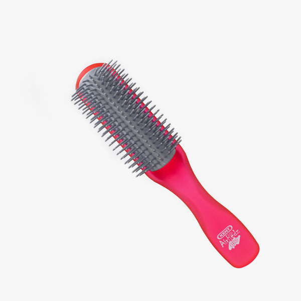 kent brushes AirHedz Glo Half Round Detangling Brush in Red
