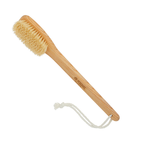 kent brushes Ash Pure White Bristle Bath Bat with Fixed Head