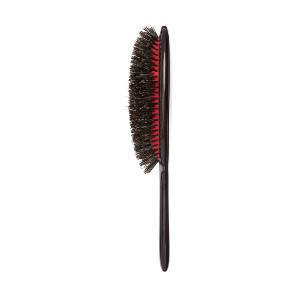 Kent Brushes Classic Shine Large Pure Black Bristle Hairbrush