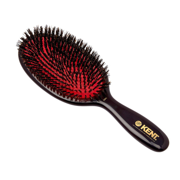 kent brushes Classic Shine Large Pure Black Bristle Hairbrush
