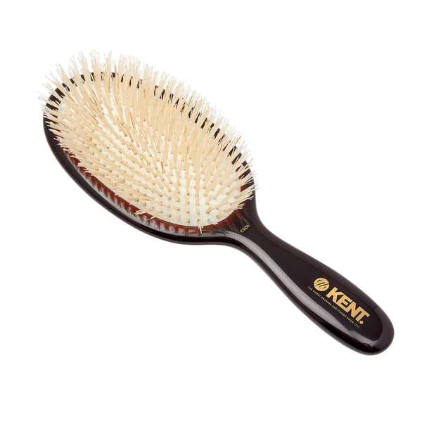kent brushes Classic Shine Large Soft White Pure Bristle Hairbrush