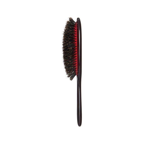 Kent Brushes Classic Shine Medium Pure Black Bristle Hairbrush