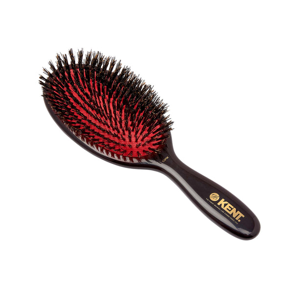 kent brushes Classic Shine Medium Pure Black Bristle Hairbrush
