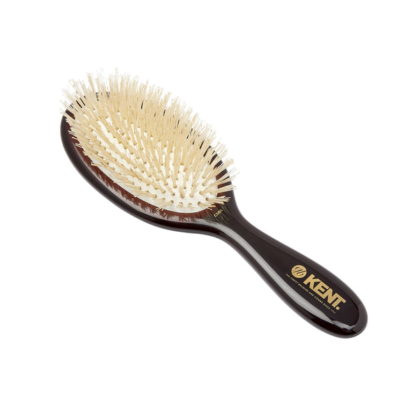 kent brushes Classic Shine Small Soft White Pure Bristle Hairbrush