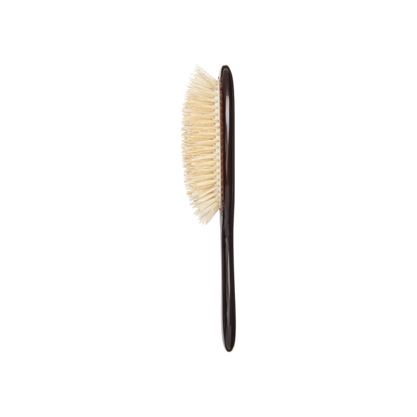 Kent Brushes Classic Shine Small Soft White Pure Bristle Hairbrush