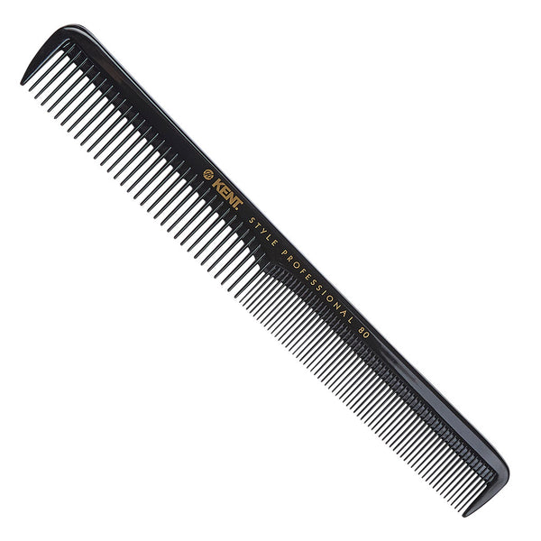 kent brushes Cutting Comb 180mm Deep Teeth Thick/Fine Hair