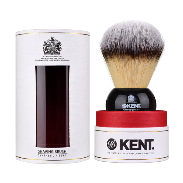 Kent Brushes Extra Large Synthetic Black Shaving Brush