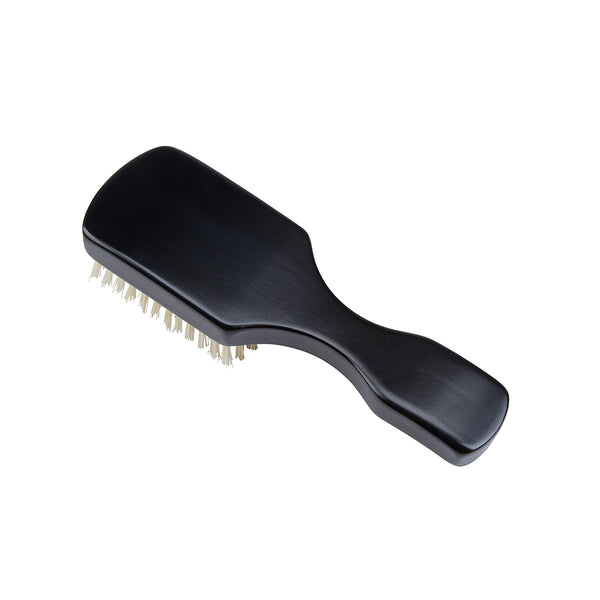 Kent Brushes Handmade Ebony Pure White Bristle Hairbrush