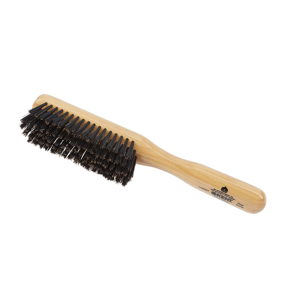 Kent Brushes Handmade Satinwood Pure Black Bristle Hairbrush