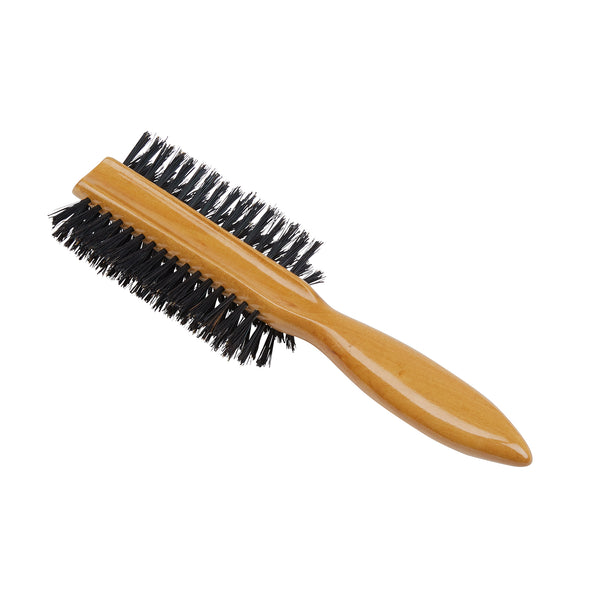 Kent Brushes Handmade Satinwood Pure Bristle Half Round Hairbrush