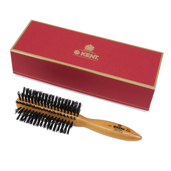 kent brushes Handmade Satinwood Pure Bristle Half Round Hairbrush