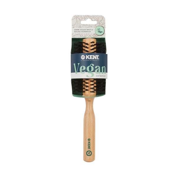 Kent Brushes 60mm Vegan Bristle Round Brush