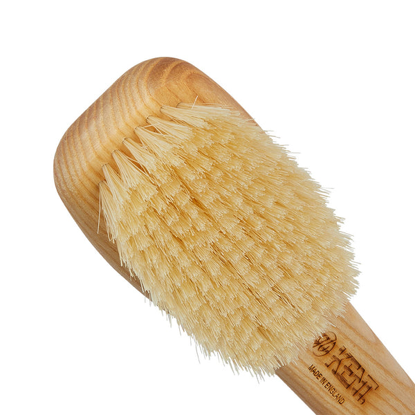 Kent Brushes Ash Pure White Bristle Shower Bat