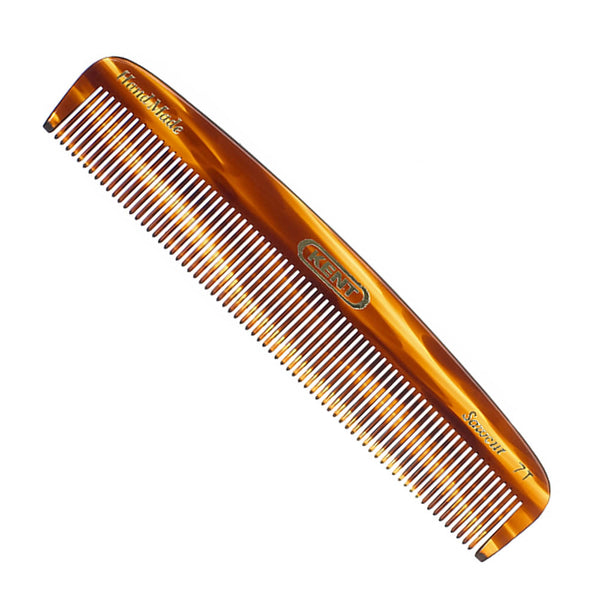 kent brushes Handmade 136mm Pocket Comb Fine Hair