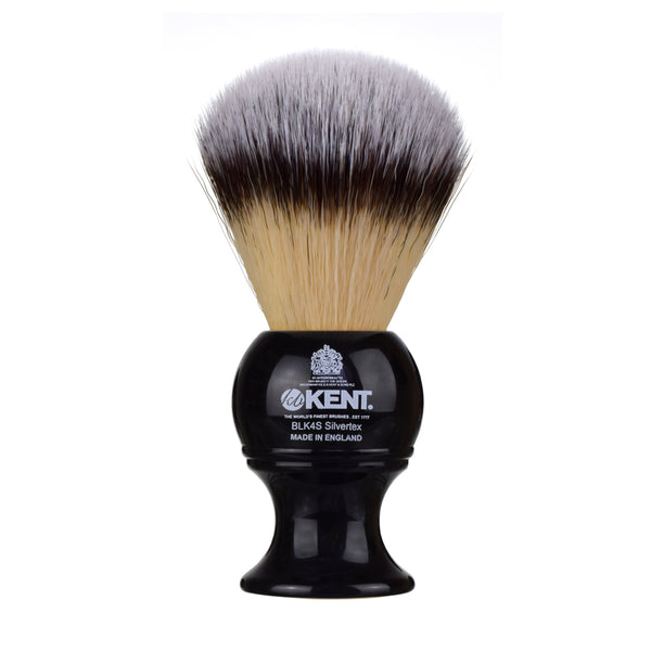 Kent Brushes Medium Synthetic Black Shaving Brush