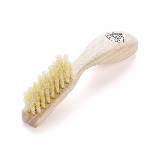 Kent Brushes Wooden Right Handed Beard Brush