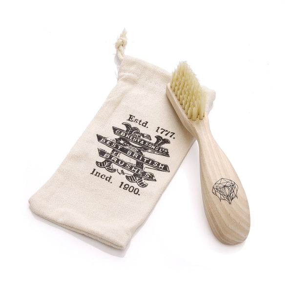 Kent Brushes Wooden Right Handed Beard Brush
