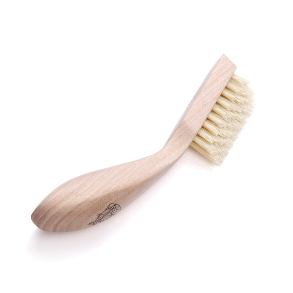 Kent Brushes Wooden Right Handed Beard Brush