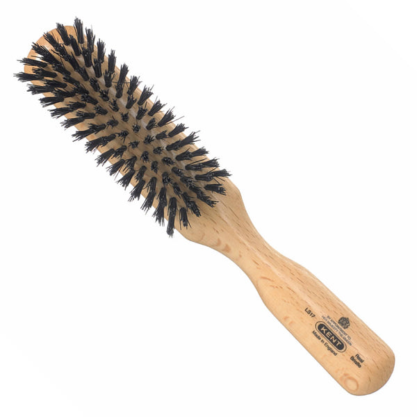 kent brushes Ladies Finest Satinwood Pure Black Bristle Narrow Brush