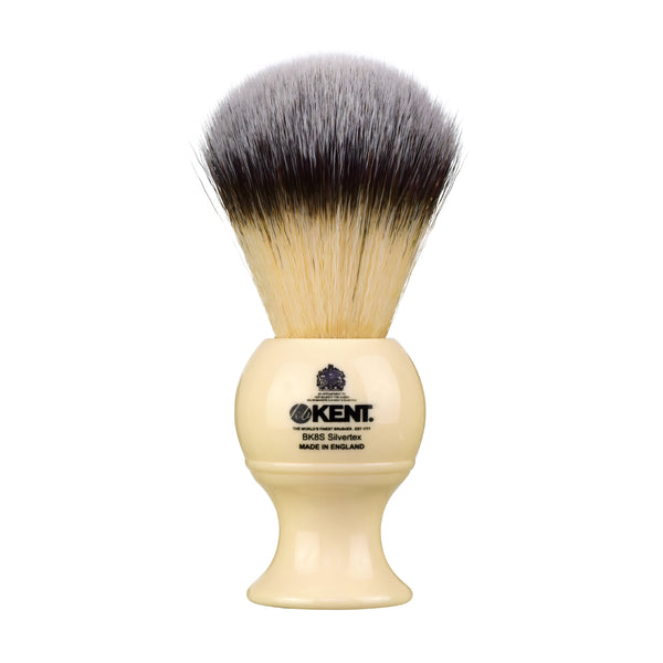 Kent Brushes Large Synthetic Ivory White Shaving Brush