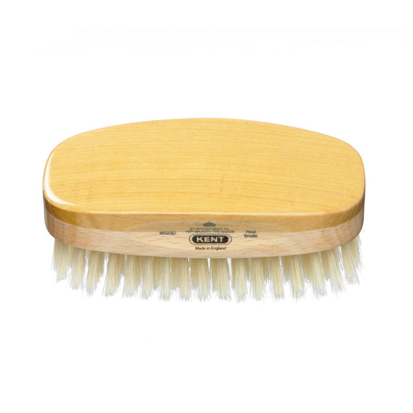 kent brushes Mens Finest Satinwood Pure Soft White Bristle Rectangular Brush