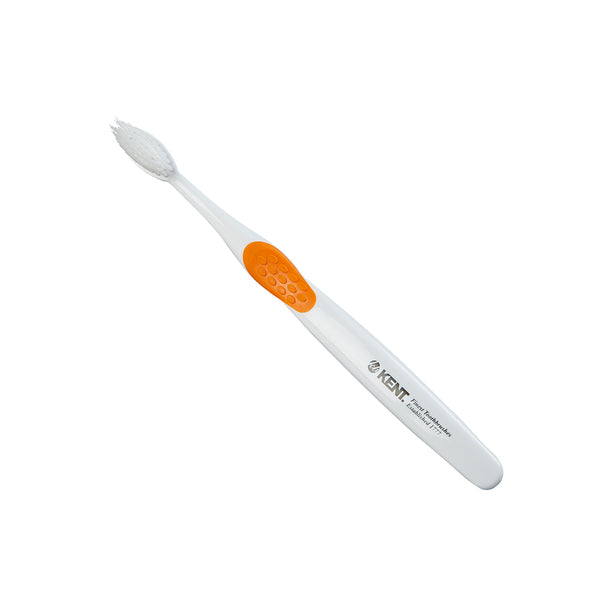 kent brushes Silver-infused Medium Toothbrush in Orange