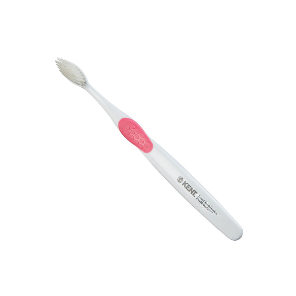 Kent Brushes Silver-infused Medium Toothbrush In Red
