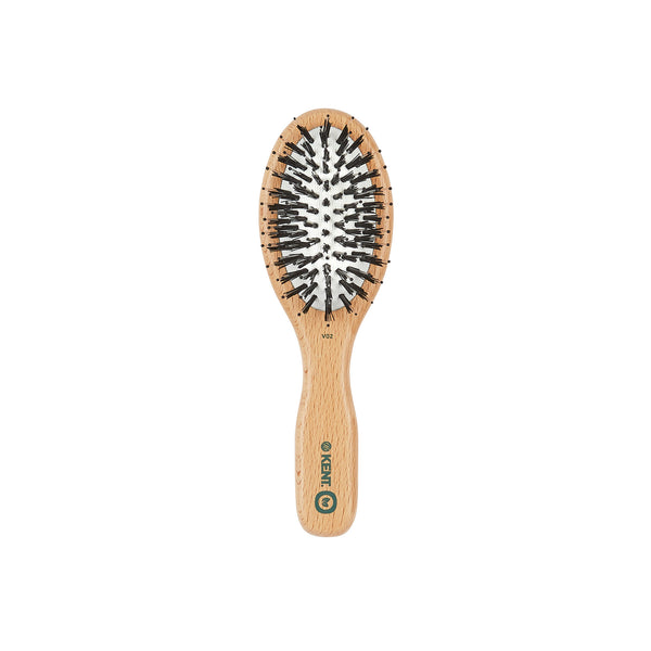 Kent Brushes Small Cushion Vegan Bristle Nylon Mix Hairbrush