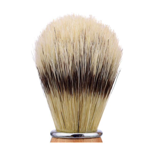 Kent Brushes Small Wooden Socket Badger Effect Bristle Shaving Brush