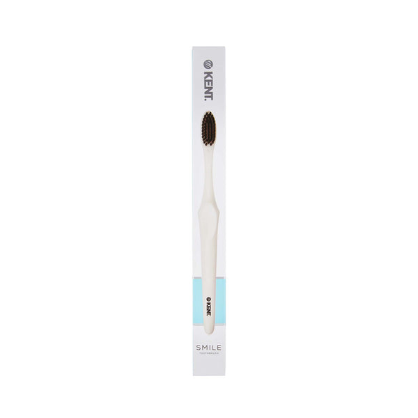 Kent Brushes SMILE Silver And Charcoal Infused Toothbrush