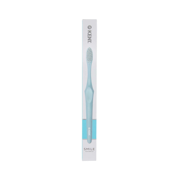 Kent Brushes SMILE Super Soft Silver Infused Toothbrush In Blue
