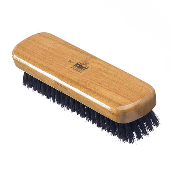kent brushes Travel Size Cherrywood Bristle Nylon Mix Clothes Brush