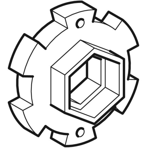 Keramag Fastening For Geberit Mapress Elbow Adapter 90°