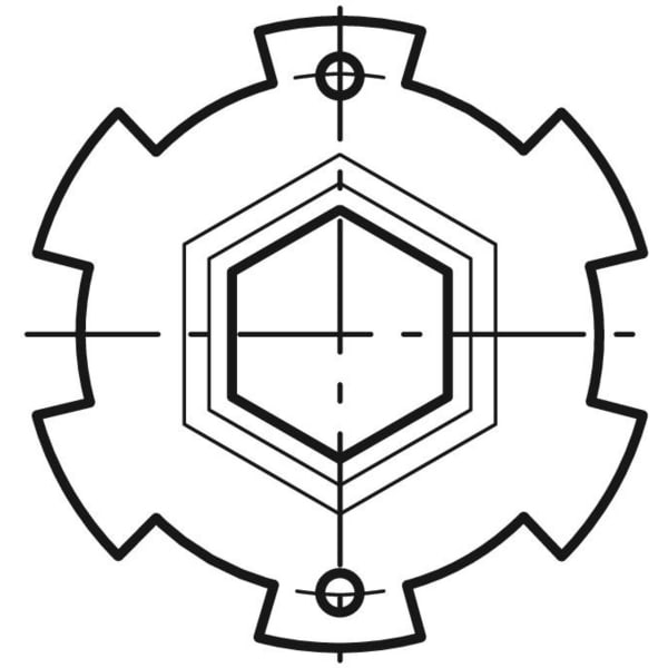 Keramag Fastening For Geberit Mapress Elbow Adapter 90°