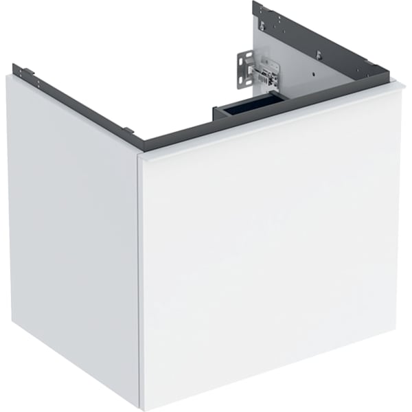 keramag Geberit Acanto cabinet for washbasin with one drawer and one internal drawer