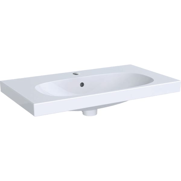 keramag Geberit Acanto washbasin small projection with shelf surface