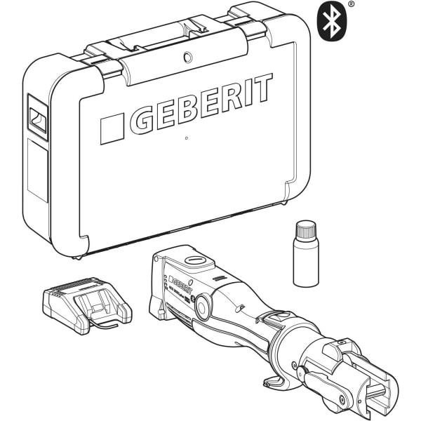 Keramag Geberit ACO 203XLplus Pressing Tool [2] / [2XL] 125 V Without Battery In Case