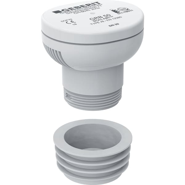 keramag Geberit air admittance valve GRB50 for drainage systems