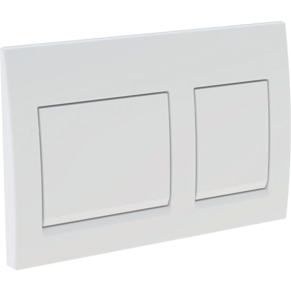 keramag Geberit Alpha25 actuator plate square dual flush