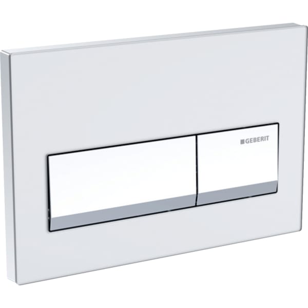 keramag Geberit Alpha50 actuator plate square dual flush