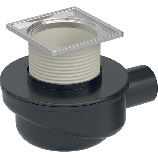 keramag Geberit Aquorea floor drain without slotted grating 10 x 10 cm