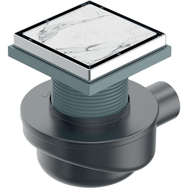 keramag Geberit Aquorea floor inlet tile-bearing grating 12 x 12 cm