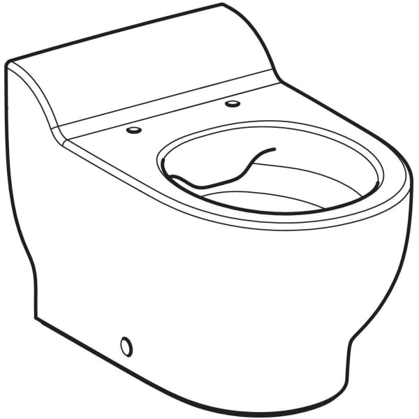 Keramag Geberit Bambini Floor-standing WC For Children Washdown Rimfree For WC Seat