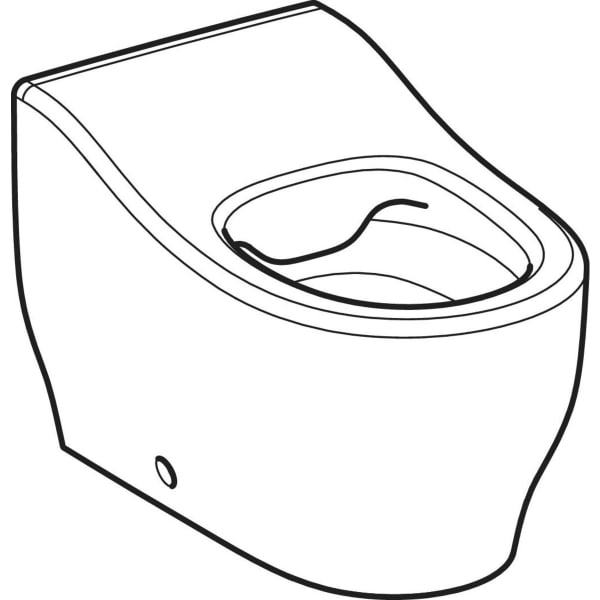 Keramag Geberit Bambini Floor-standing WC For Small Children Washdown Rimfree