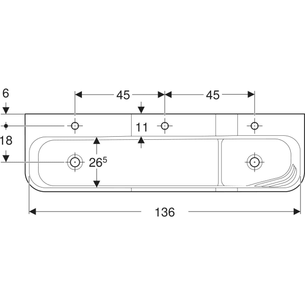 Keramag Geberit Bambini Play And Washspace With Three Washbasin Areas Lower Basin On The Left