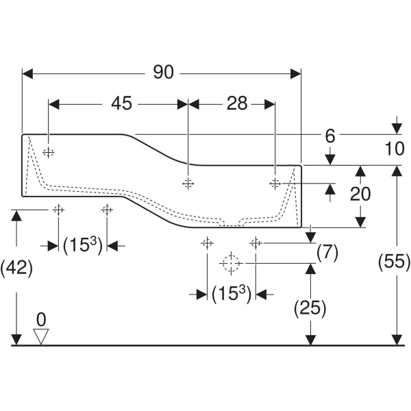 Keramag Geberit Bambini Play And Washspace With Two Washbasin Areas Lower Basin On The Right