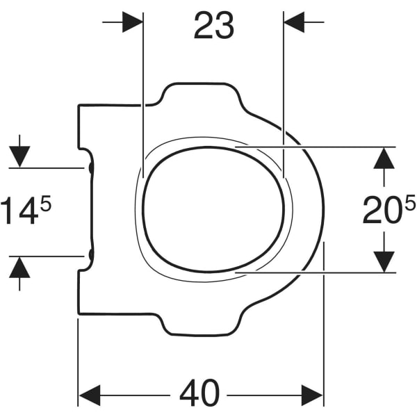 Keramag Geberit Bambini WC Seat Ring For Children With Grips